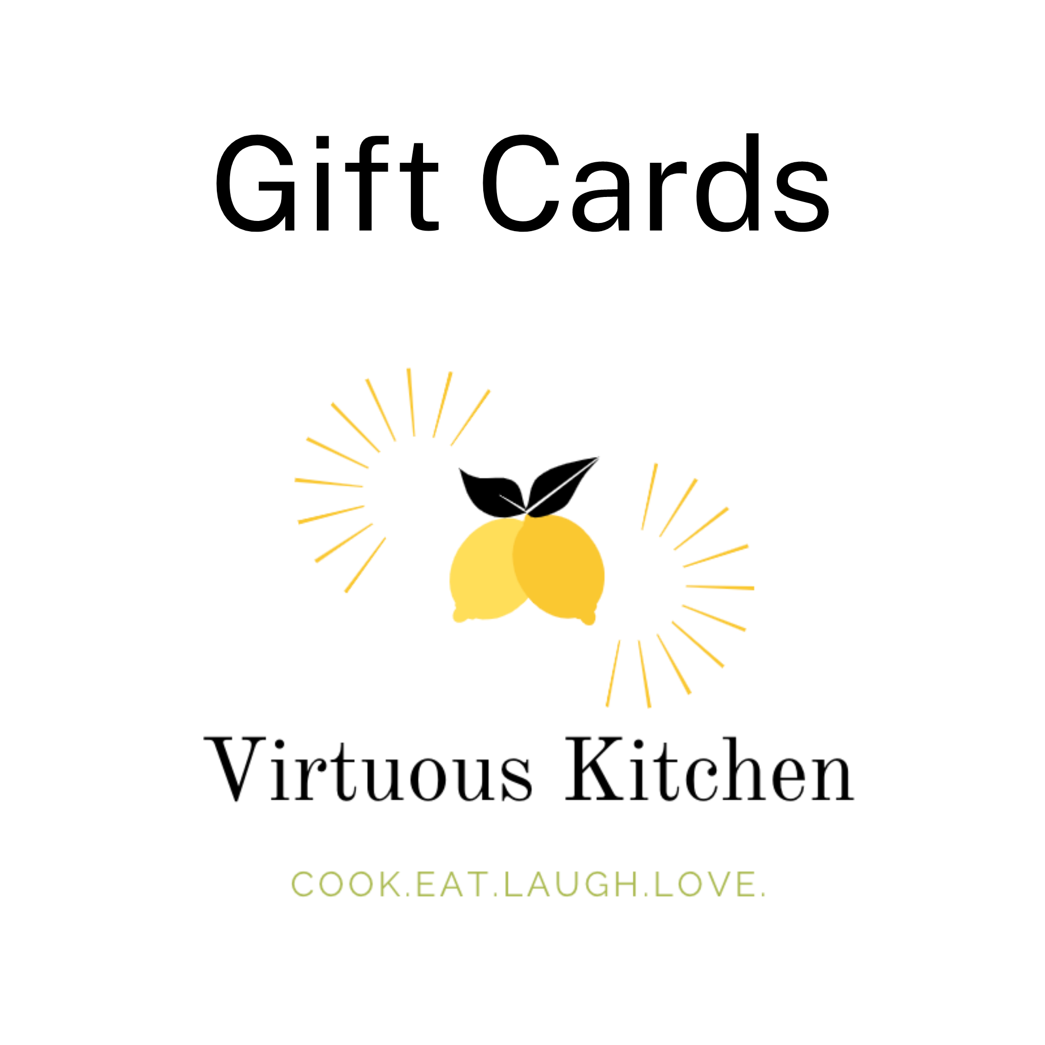 Virtuous Kitchen Gift Card